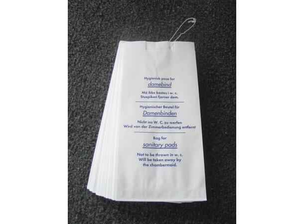 Hygienepose m/trykk papir (1000) 